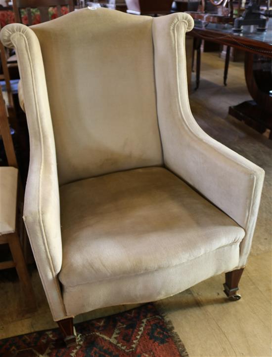 Waring & Gillow wingback armchair
